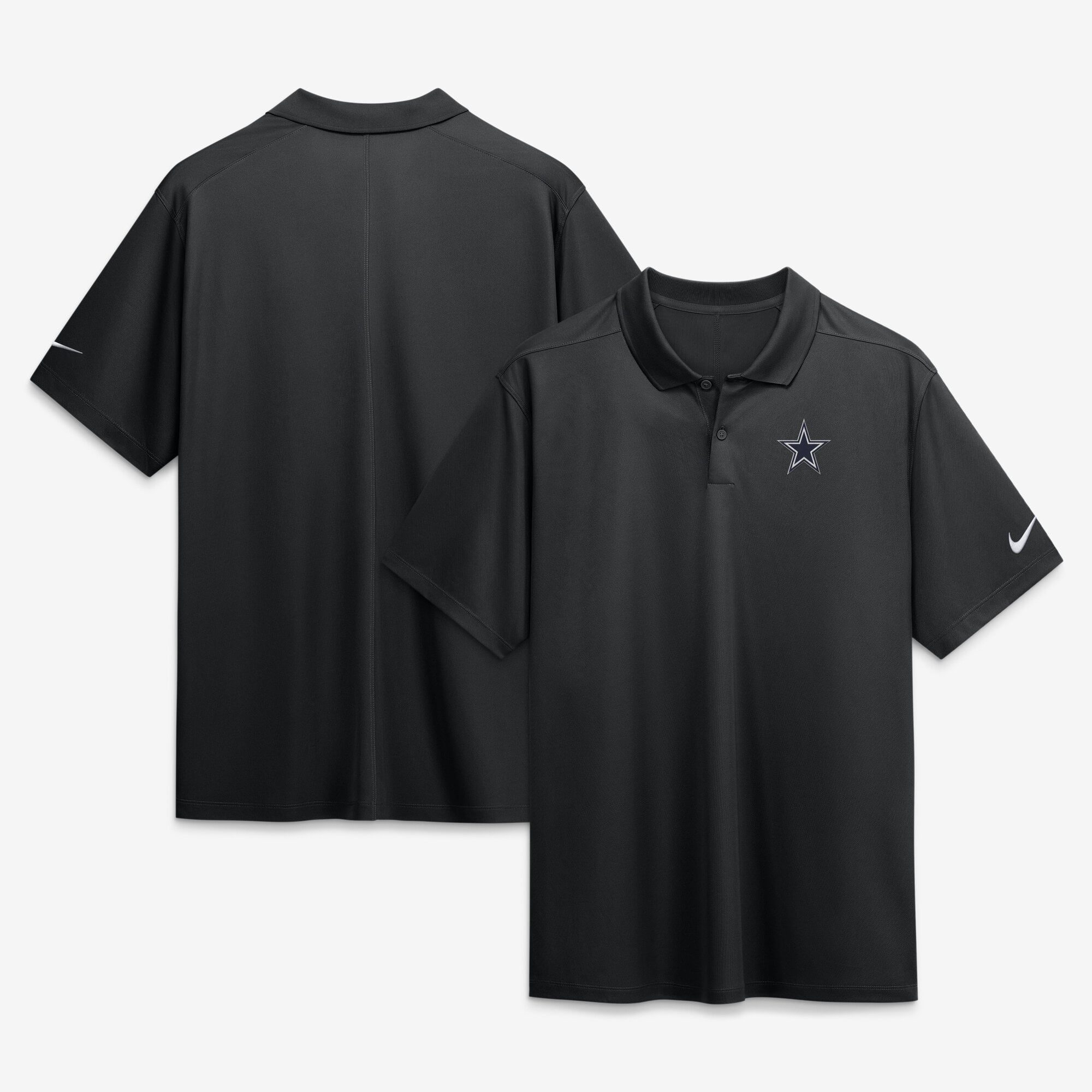 Men's Nike Black Dallas Cowboys Dri-FIT Victory Polo