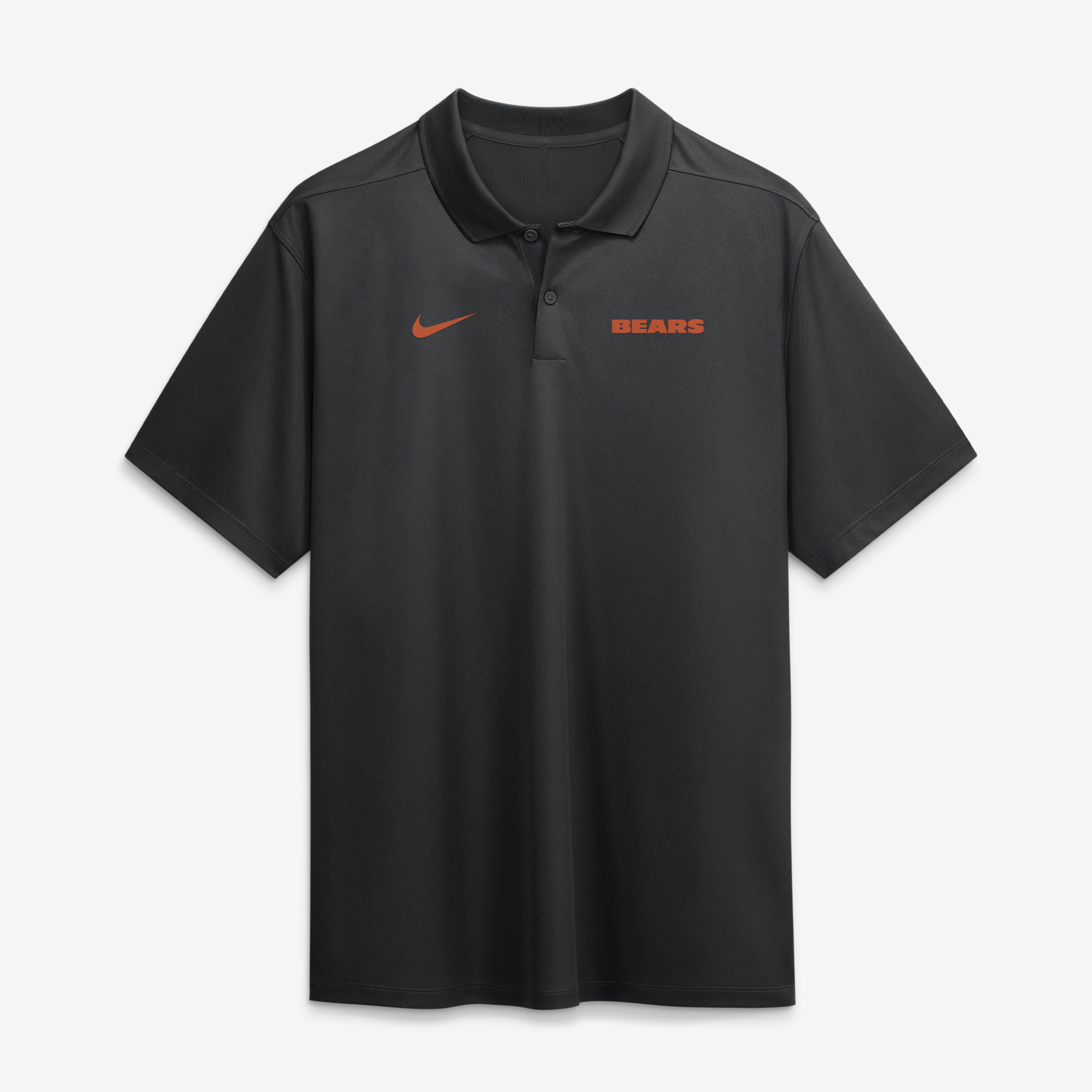 Men’s Nike Black Chicago Bears Wordmark Victory Dri-FIT Polo