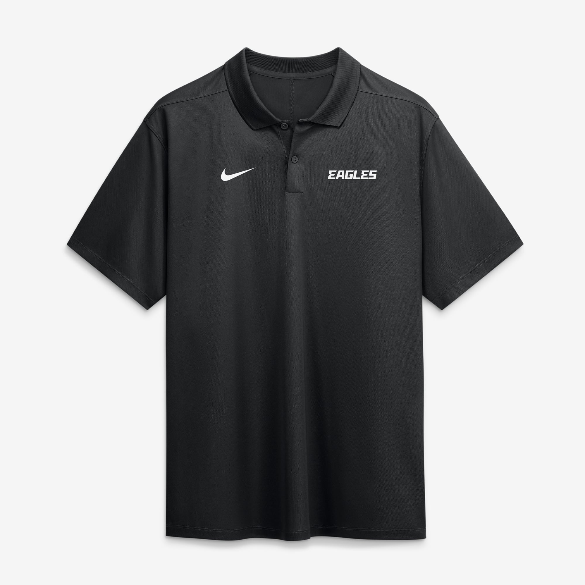Men's Nike Black Philadelphia Eagles Wordmark Victory Dri-FIT Polo
