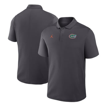 Men's Jordan Brand Anthracite Florida Gators Dri-FIT Victory Polo
