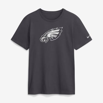 Men's Nike Anthracite Philadelphia Eagles Fractal Logo T-Shirt