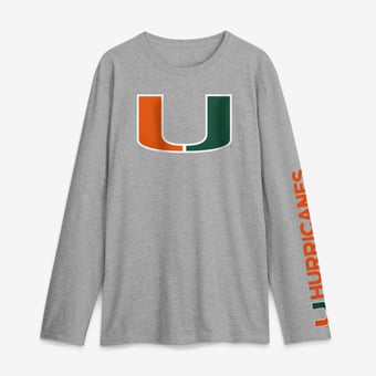Miami Hurricanes Long Sleeve T-Shirts