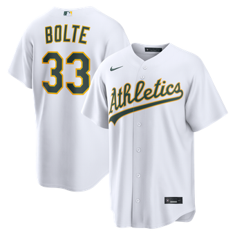 Men's Nike Henry Bolte White Athletics Home Replica Jersey