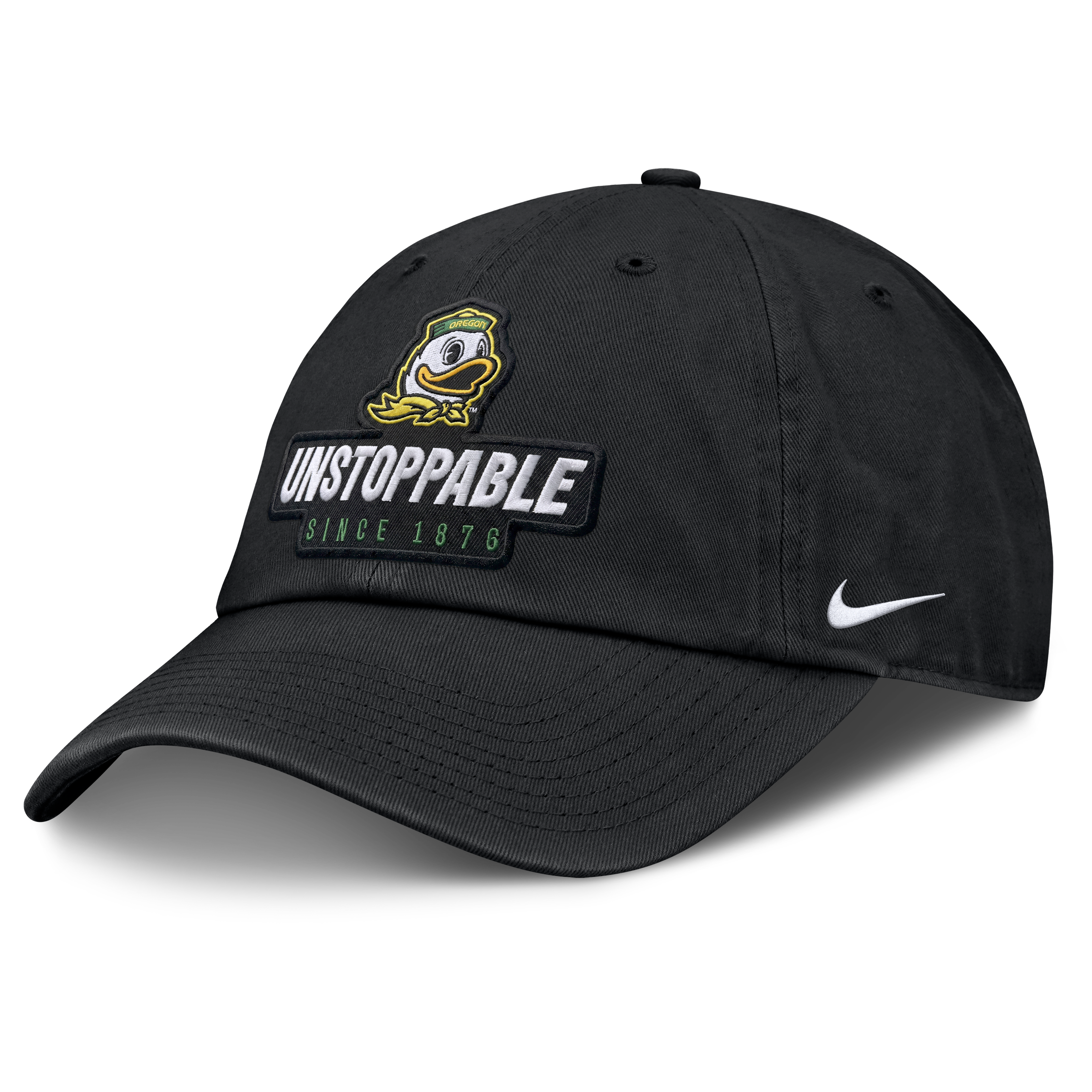 Unisex Nike Black Oregon Ducks Unstoppable Club Adjustable Hat