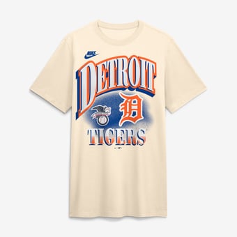 Men's Nike Natural Detroit Tigers Vintage Tri-Blend T-Shirt