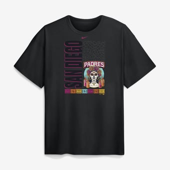 Men's Nike Black San Diego Padres City Connect Max90 Heavyweight T-Shirt