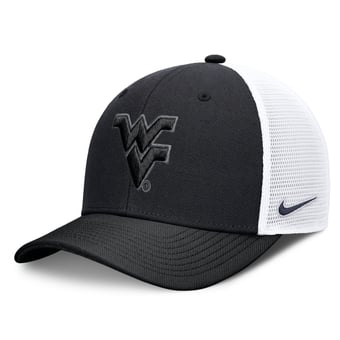 Unisex Nike  Black West Virginia Mountaineers Tonal Dri-FIT Rise Trucker Adjustable Hat