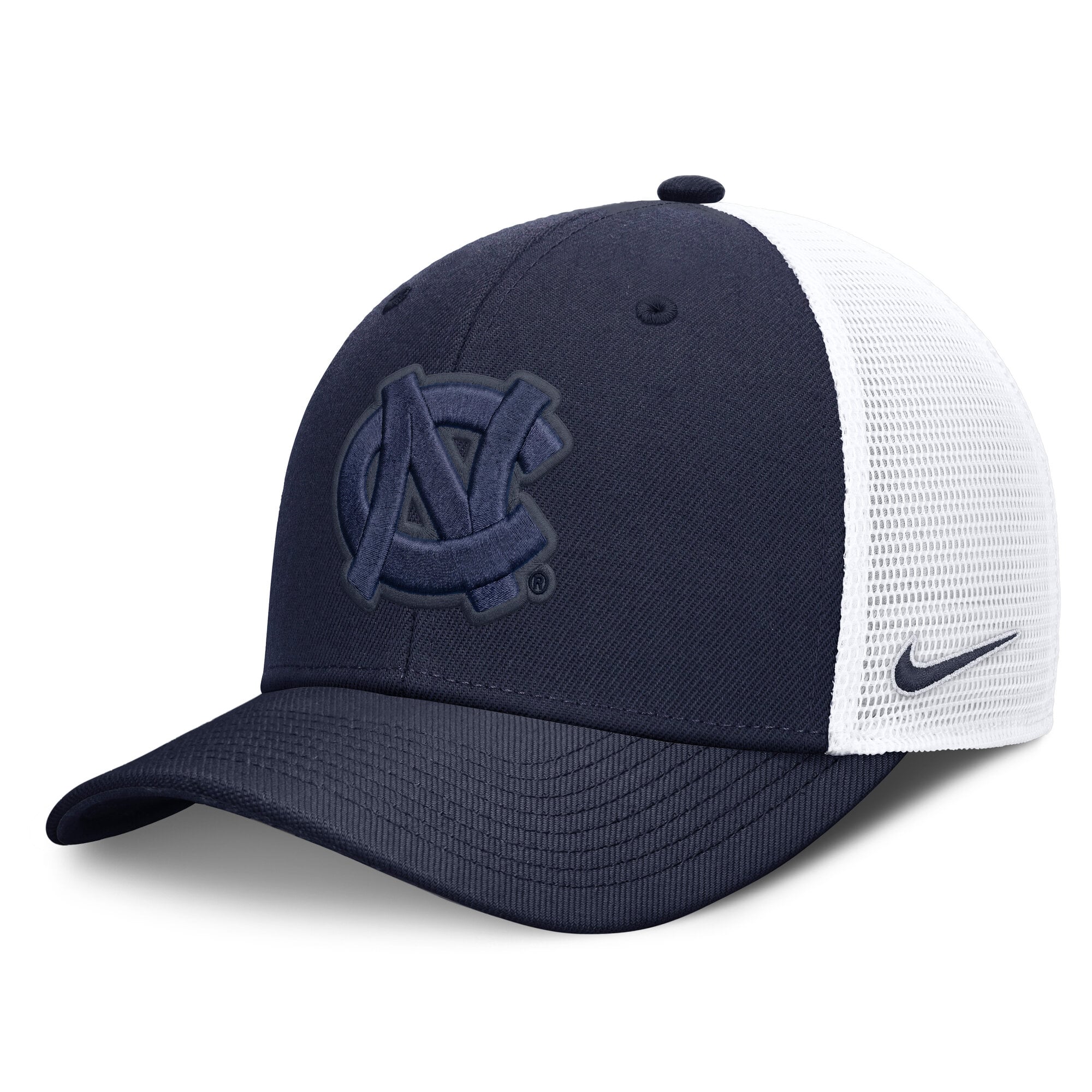 Unisex Nike  Navy North Carolina Tar Heels Tonal Dri-FIT Rise Trucker Adjustable Hat