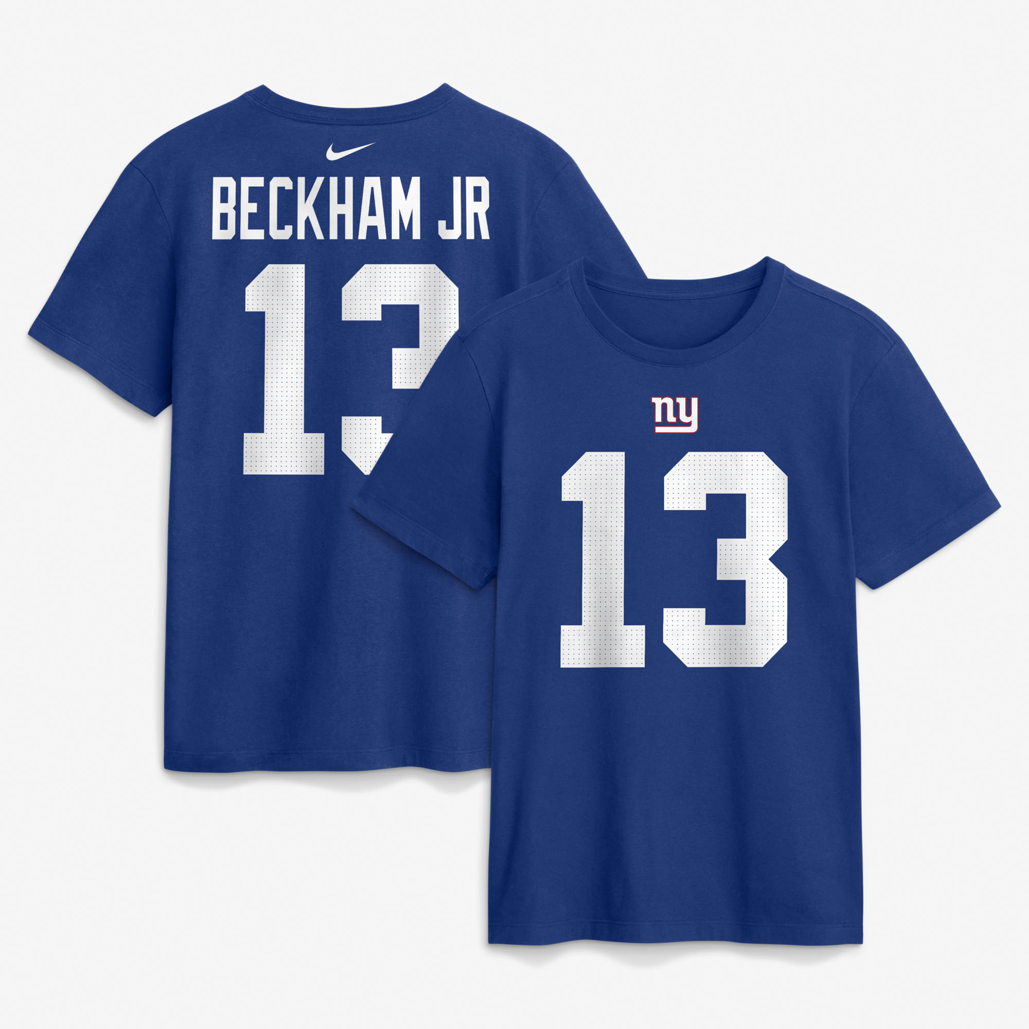 Nike Men's Odell Beckham Jr. Royal New York Giants Name & Number T-Shirt - Royal