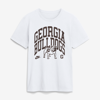 Men's Nike  White Georgia Bulldogs Bold T-Shirt