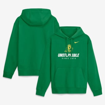 Men's Nike  Green Oregon Ducks Unstoppable Club Fleece Hoodie