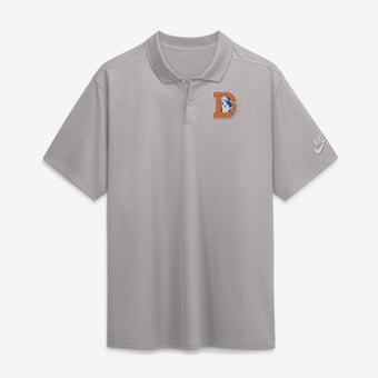 Men's Nike  Gray Denver Broncos Heritage Roots Victory Dri-FIT Polo