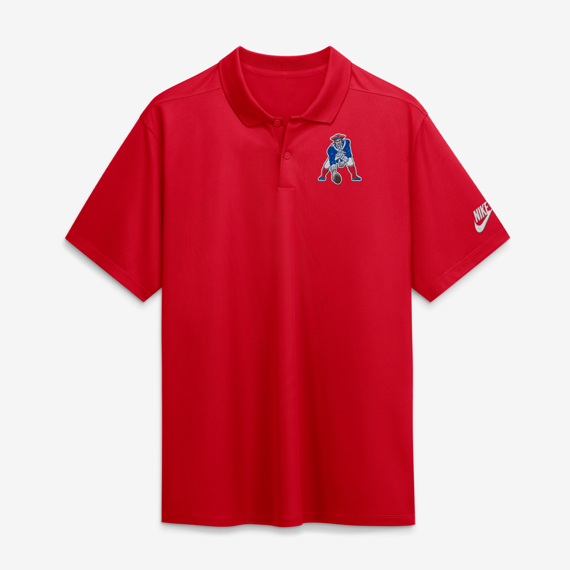 Men's Nike Red New England Patriots Heritage Roots Victory Dri-FIT Polo