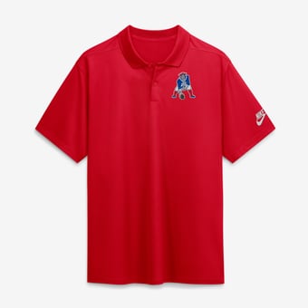 Men's Nike  Red New England Patriots Heritage Roots Victory Dri-FIT Polo