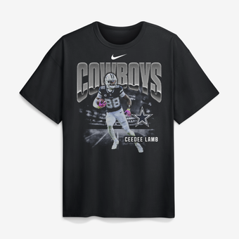 Men's Nike CeeDee Lamb Black Dallas Cowboys Player Graphic Max90 T-Shirt