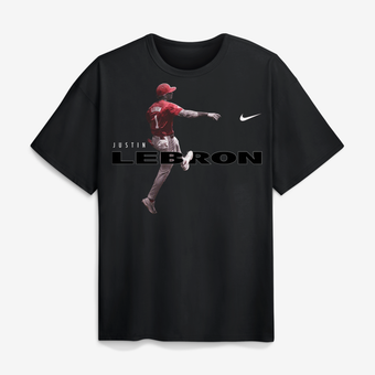 Men's Nike Justin Lebron Black Alabama Crimson Tide Athlete Energy T-Shirt