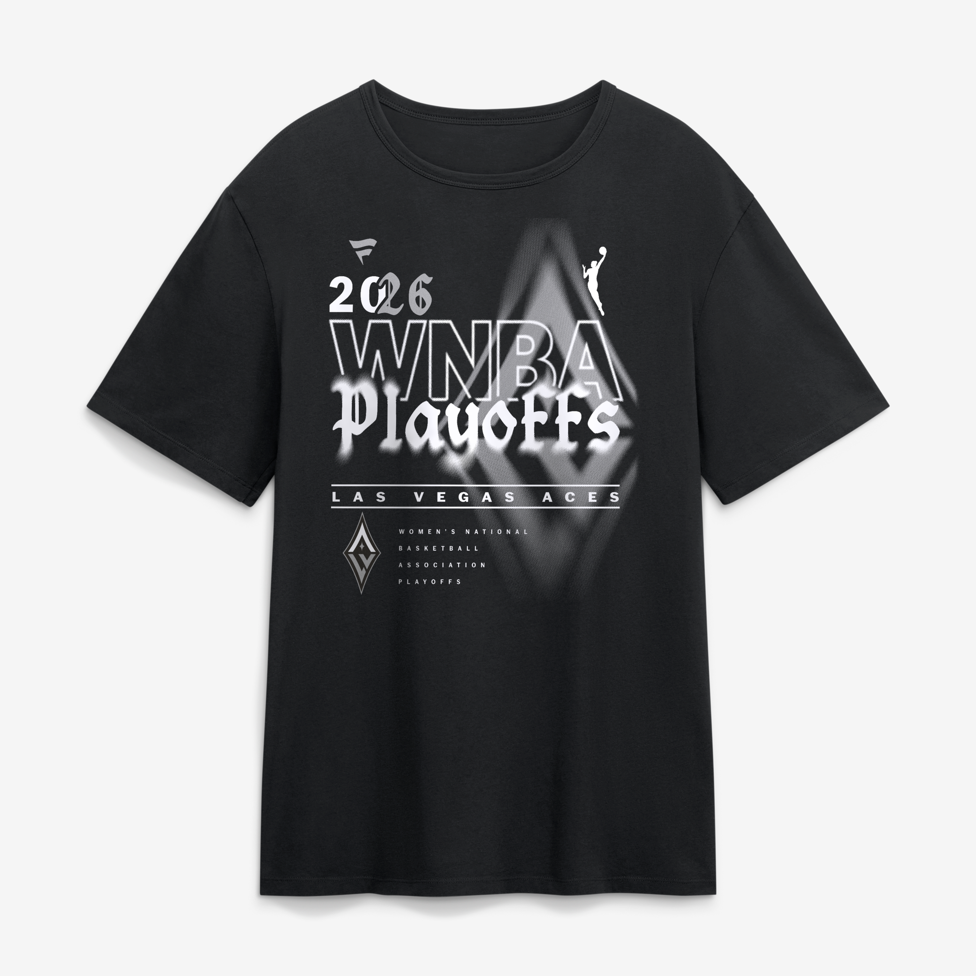 Men's Fanatics Black Las Vegas Aces 2026 WNBA Playoffs T-Shirt