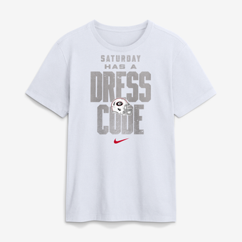 Men's Nike White Georgia Bulldogs Whiteout Dress Code T-Shirt