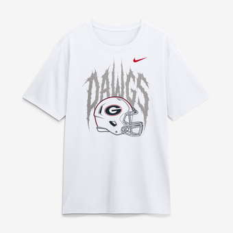 Men's Nike White Georgia Bulldogs Whiteout Dawgs T-Shirt
