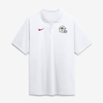 Men's Nike White Georgia Bulldogs Whiteout Victory Dri-FIT Polo