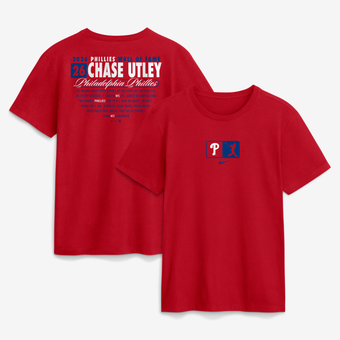 Men's Nike Chase Utley Red Philadelphia Phillies Wall of Fame T-Shirt