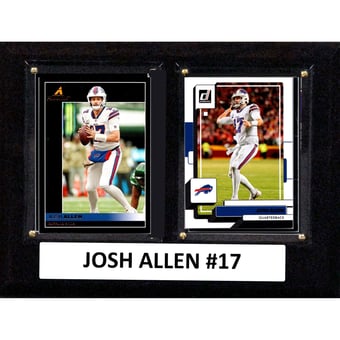Josh Allen Buffalo Bills 6" x 8" Trading Card Plaque