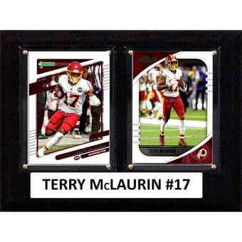 Terry McLaurin Washington Commanders 6" x 8" Trading Card Plaque