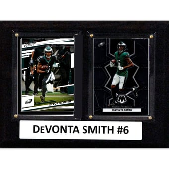 DeVonta Smith Philadelphia Eagles 6" x 8" Trading Card Plaque