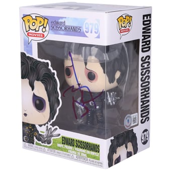 Johnny Depp Edward Scissorhands Autographed #979 Funko Pop! Figurine - BAS
