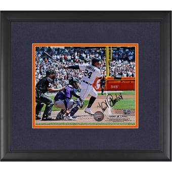 Miguel Cabrera Detroit Tigers Autographed Framed 8'' x 10'' 3000th Hit Photograph