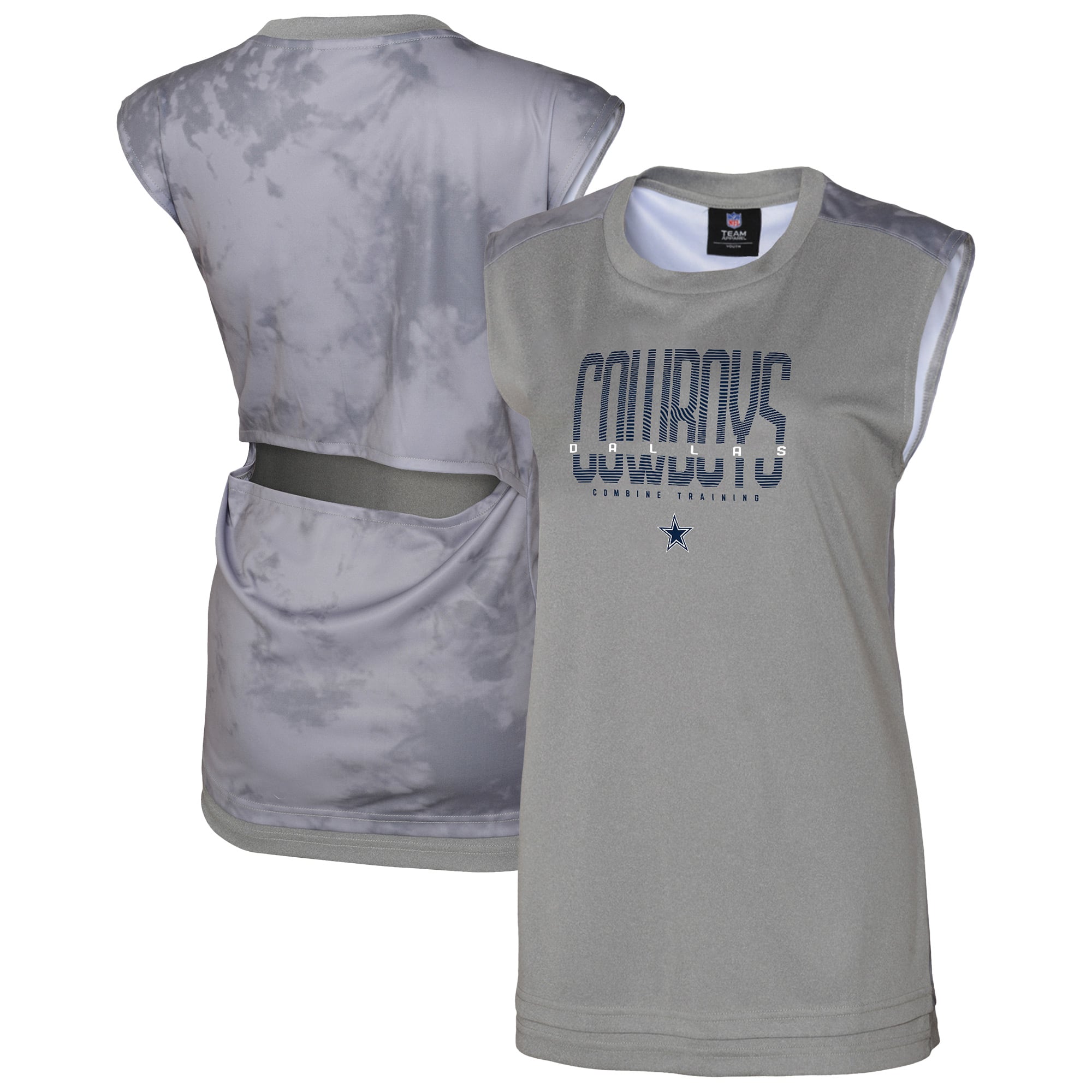 Women's Outerstuff  Gray Dallas Cowboys No Sweat Tank Top