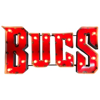 Imperial  Tampa Bay Buccaneers 12" x 24" Recycled Metal Sign