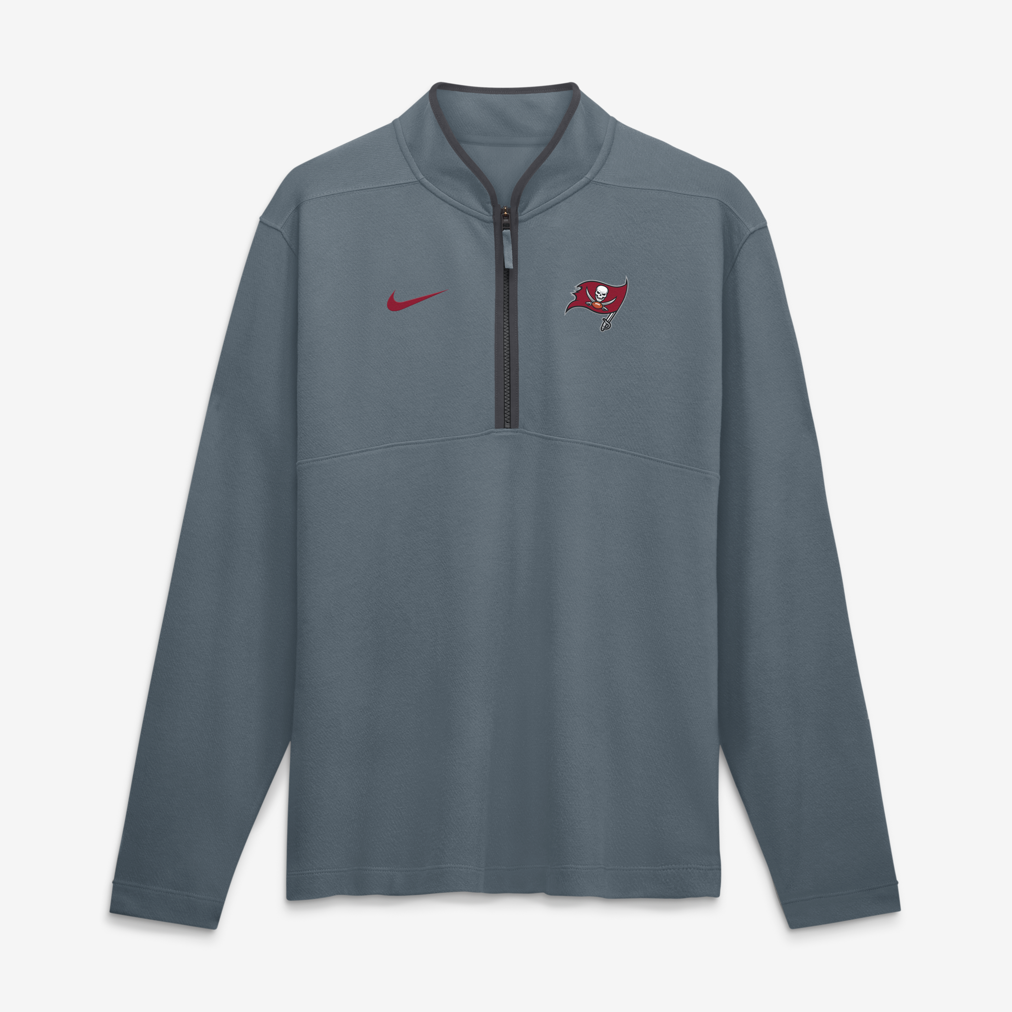 Men's Nike  Anthracite Tampa Bay Buccaneers Dri-FIT Victory Half-Zip Pullover