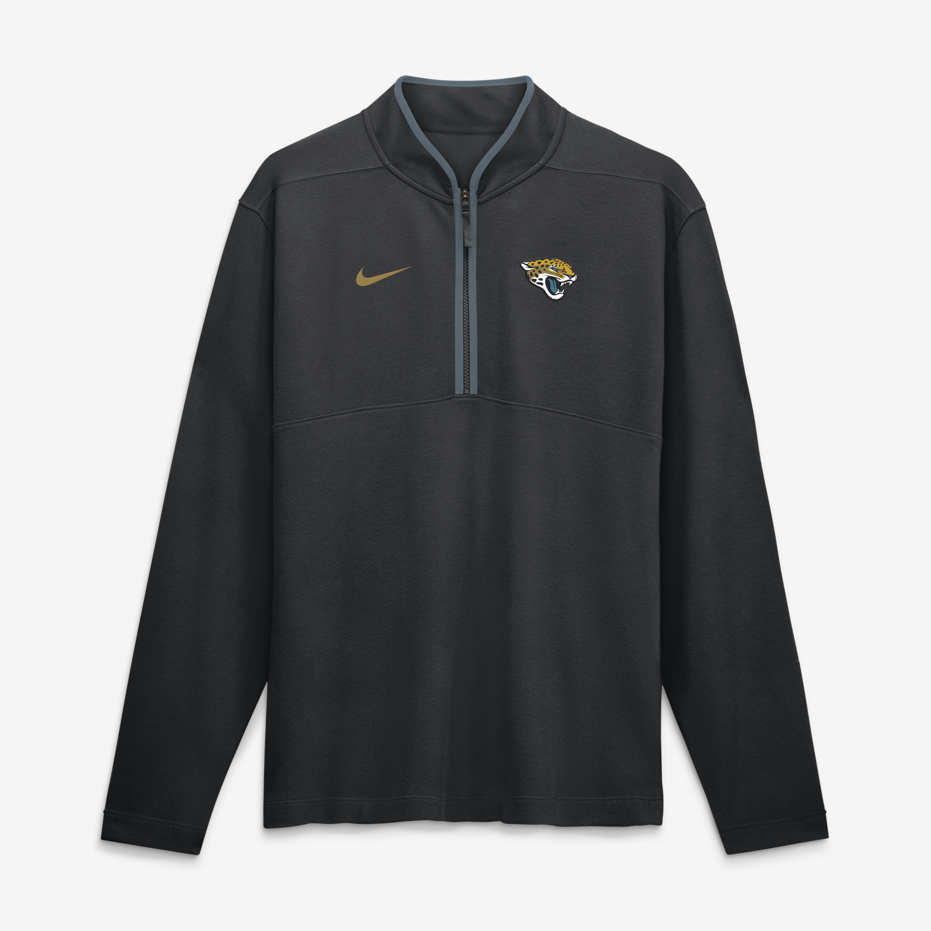 Nike Men's Black Jacksonville Jaguars Dri-fit Victory Half-Zip Pullover - Black, Anthracite