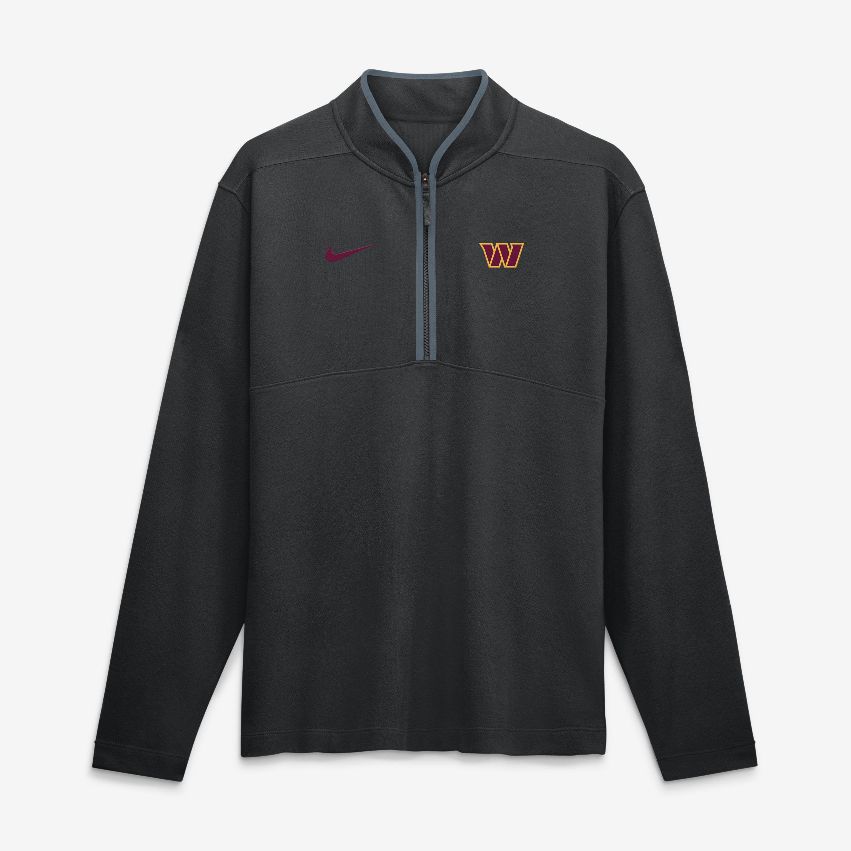 Men's Nike  Black Washington Commanders Dri-FIT Victory Half-Zip Pullover