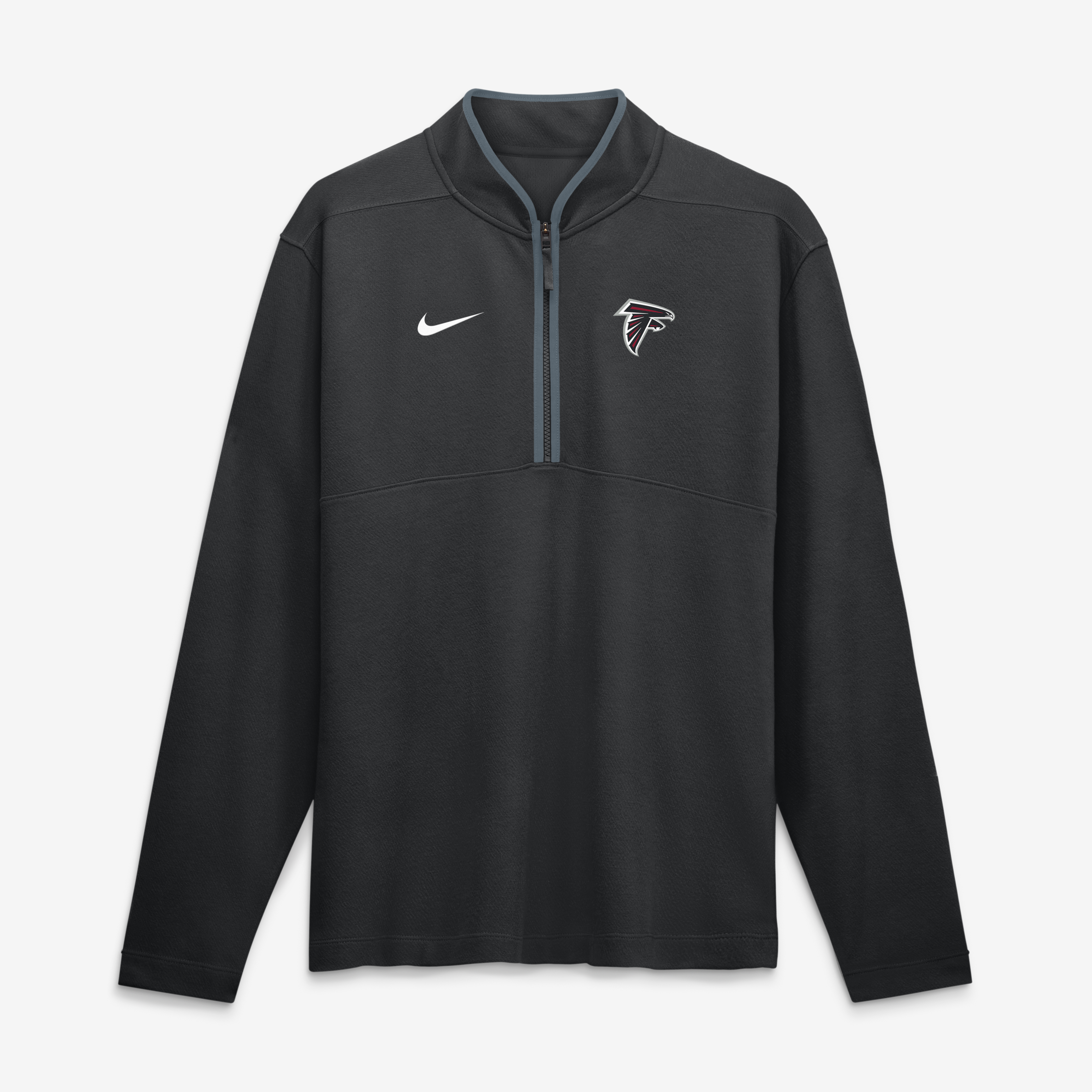 Men's Nike  Black Atlanta Falcons Dri-FIT Victory Half-Zip Pullover