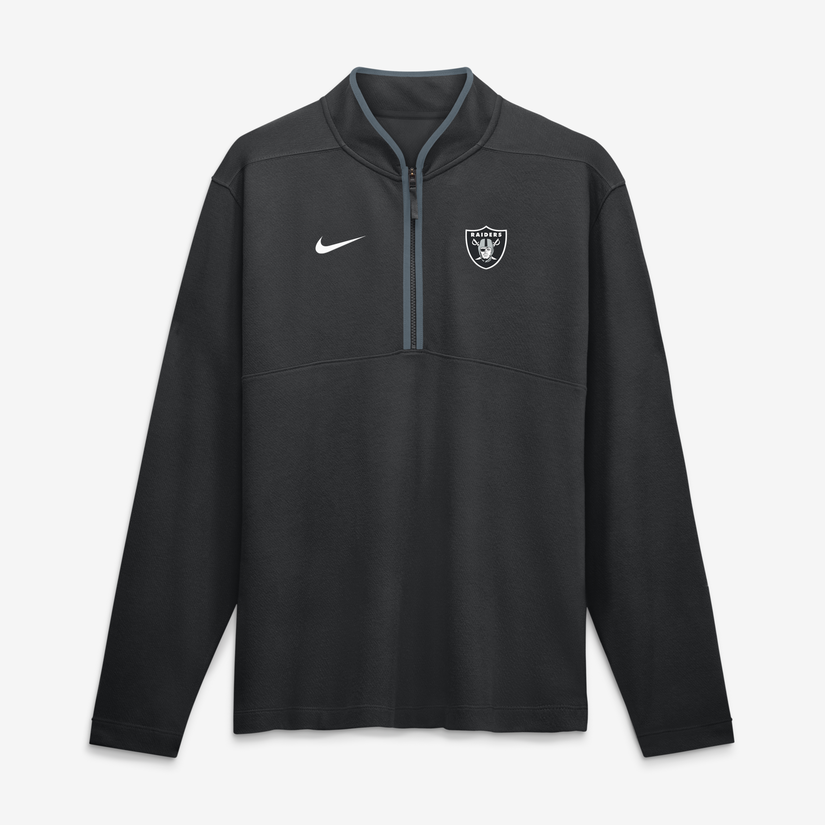 Men's Nike Black Las Vegas Raiders Dri-FIT Victory Half-Zip Pullover