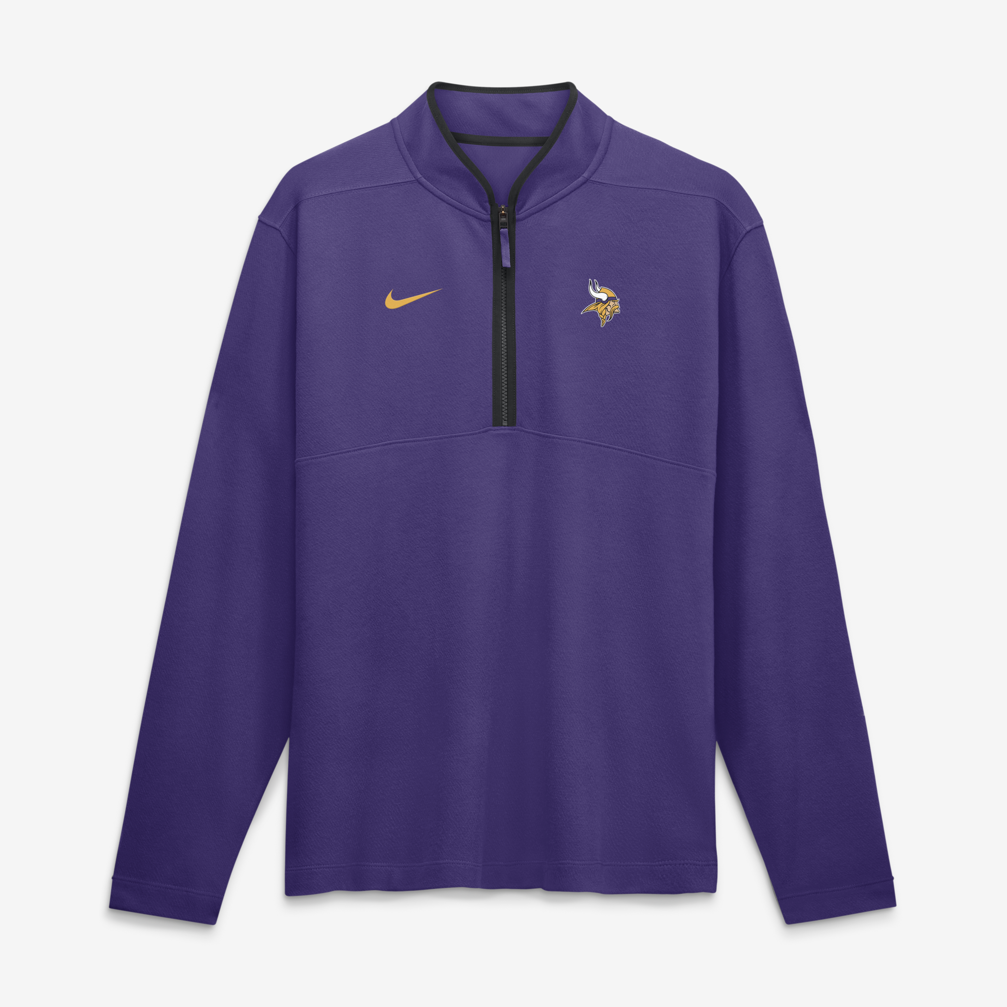 Men's Nike  Purple Minnesota Vikings Dri-FIT Victory Half-Zip Pullover