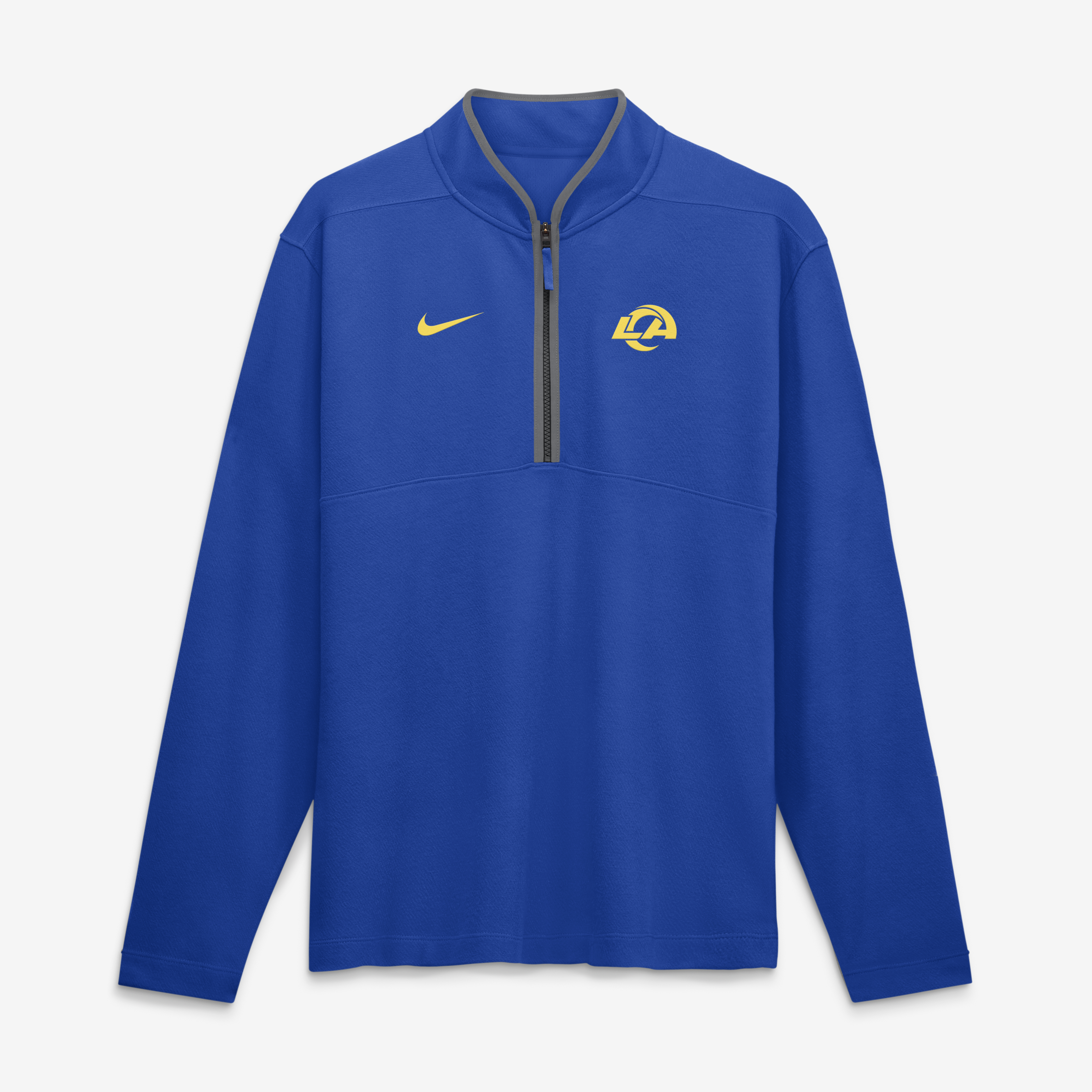 Men's Nike Royal Los Angeles Rams Dri-FIT Victory Half-Zip Pullover