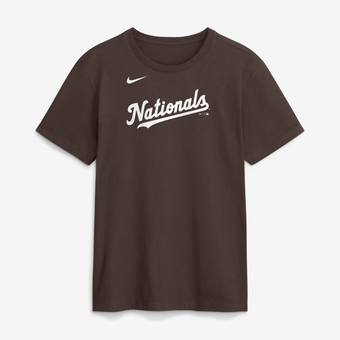 Men's Nike  Brown Washington Nationals Core Cinder T-Shirt