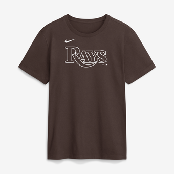 Men's Nike  Brown Tampa Bay Rays Core Cinder T-Shirt