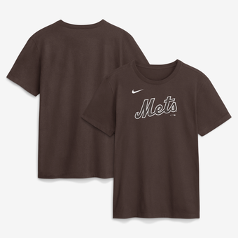 Men's Nike  Brown New York Mets Core Cinder T-Shirt