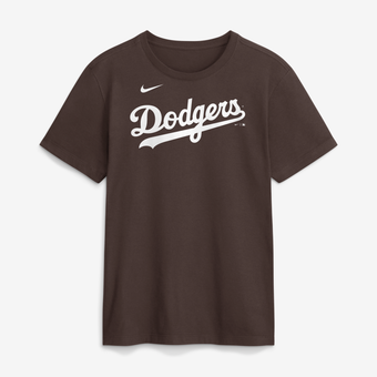 Men's Nike  Brown Los Angeles Dodgers Core Cinder T-Shirt