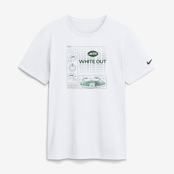 Men's Nike  White New York Jets White Out Club T-Shirt