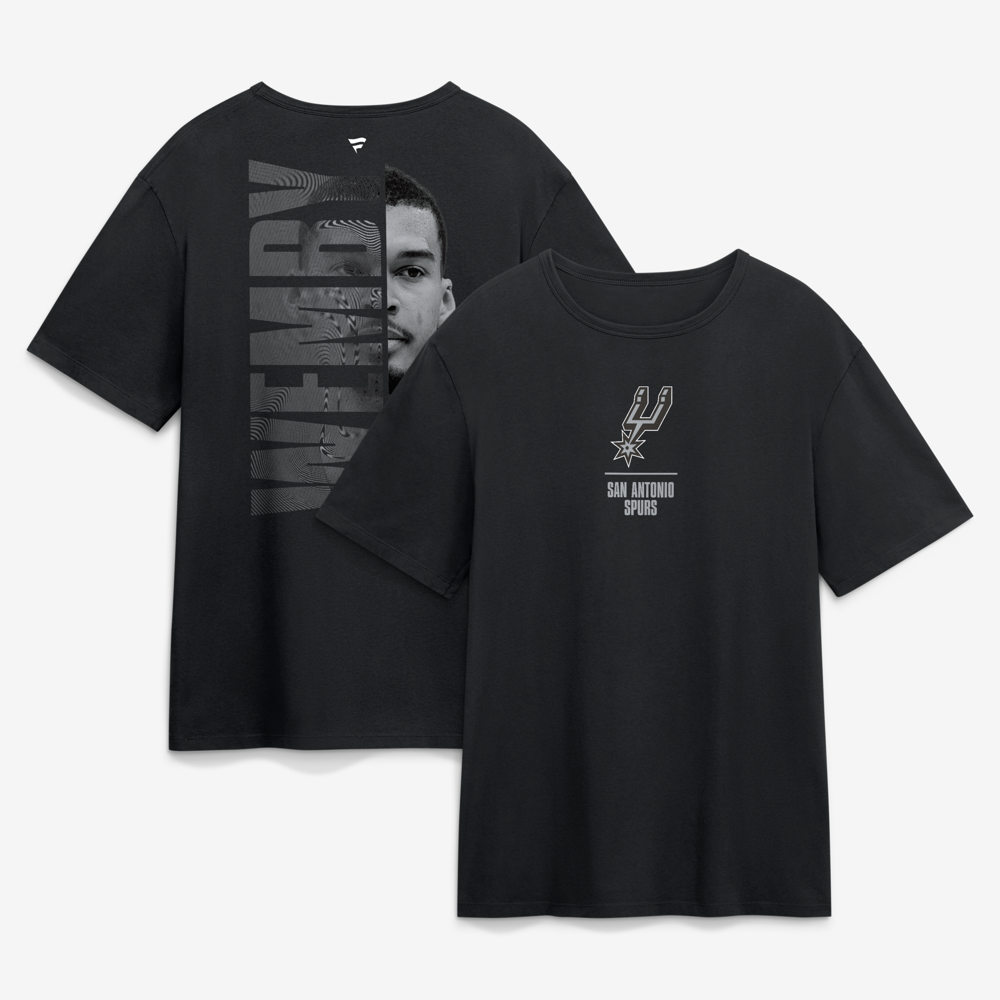 Men's Fanatics Victor Wembanyama Black San Antonio Spurs Legacy T-Shirt