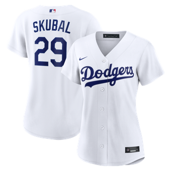 Women's Nike Tarik Skubal White Los Angeles Dodgers Home Replica Jersey