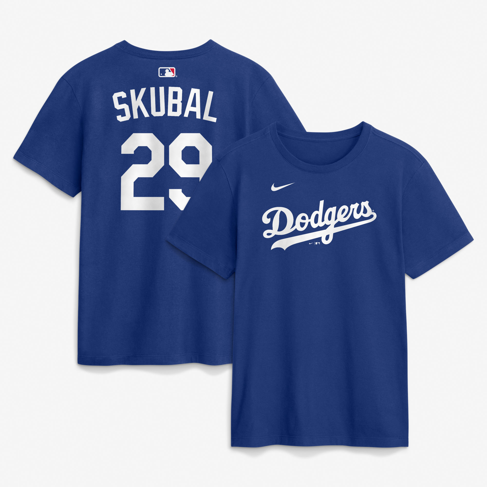 Men's Nike Tarik Skubal Royal Los Angeles Dodgers Home Name & Number T-Shirt