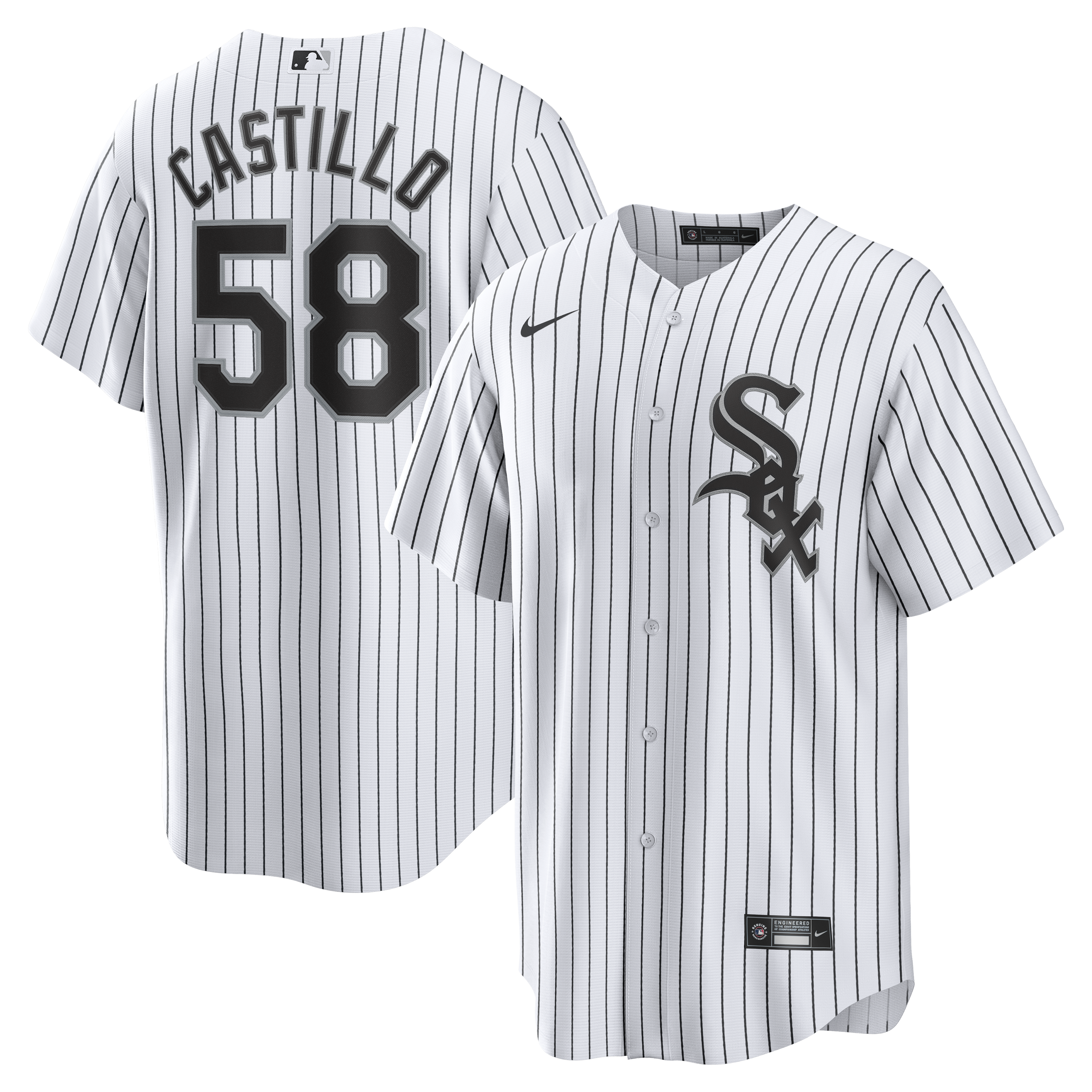 Men's Nike Luis Castillo White Chicago White Sox Home Replica Jersey