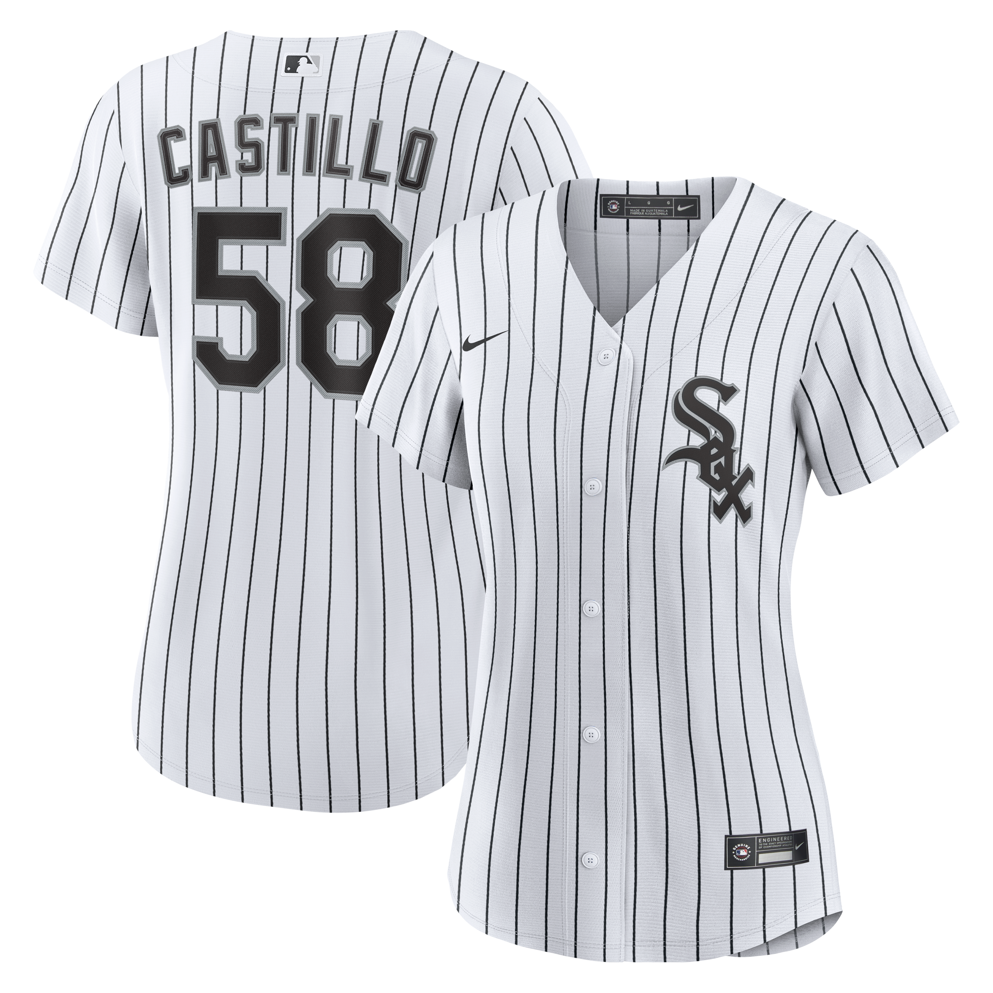 Women's Nike Luis Castillo White Chicago White Sox Home Replica Jersey