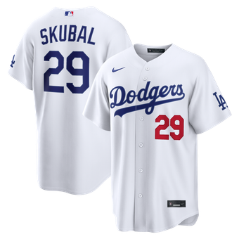 Men's Nike Tarik Skubal White Los Angeles Dodgers Home Stadium Jersey